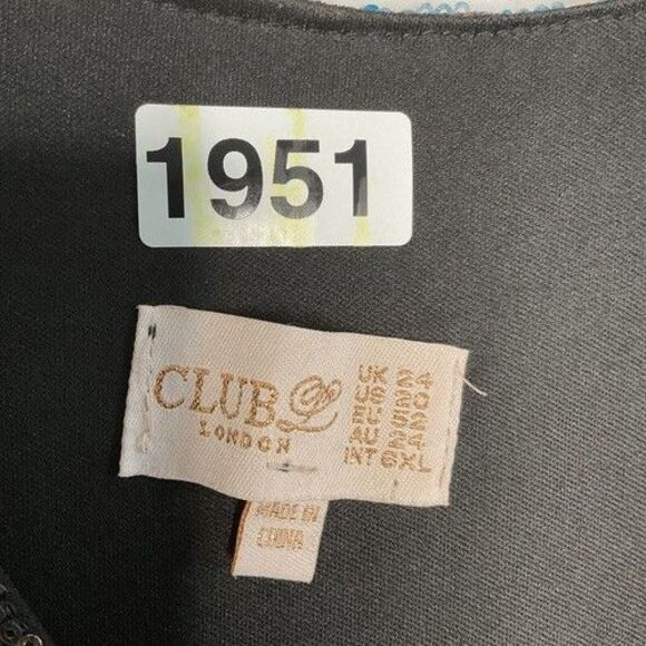 Club London Homecoming Sequinned Evening Cami Mini Dress Women Size 20 Gold - Picture 2 of 9